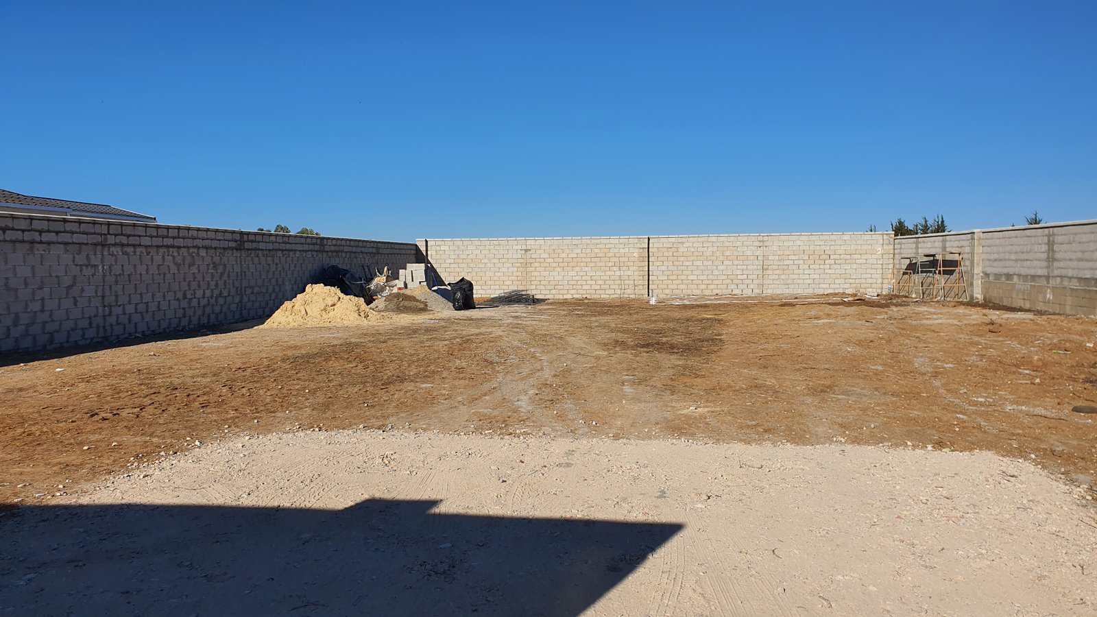 Parcela de Villa Luna antes de iniciar la obra