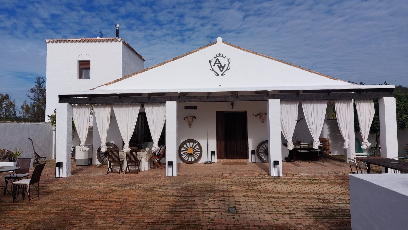 Conjunto del cortijo Los Olivares terminado